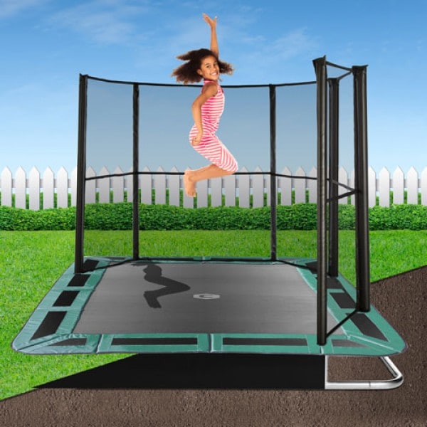 14ft x 10ft Capital In-Ground Trampoline Safety Enclosure - Corner