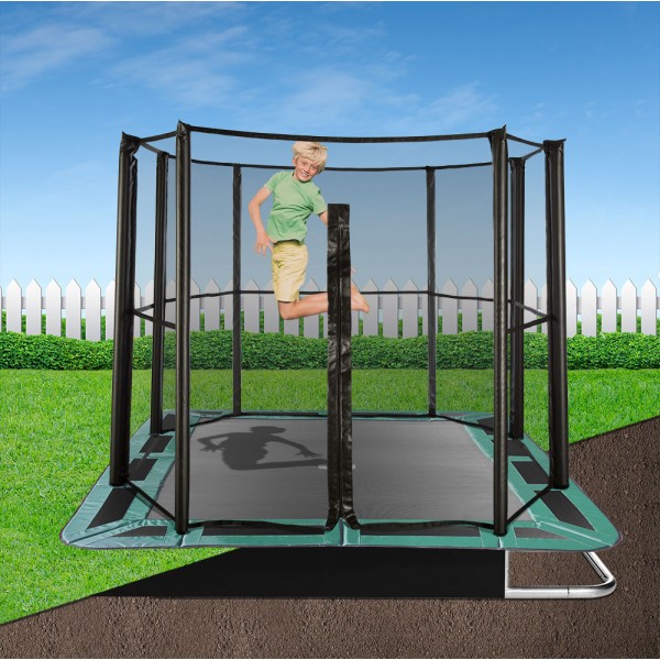 11ft x 8ft Capital In-Ground Trampoline Safety Enclosure - Full