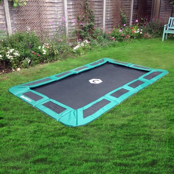 10x6 rectangular in ground trampoline