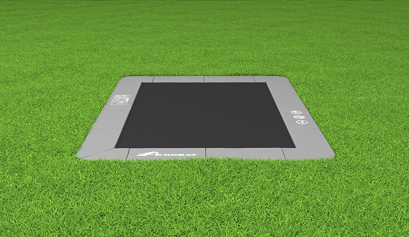 grey trampoline